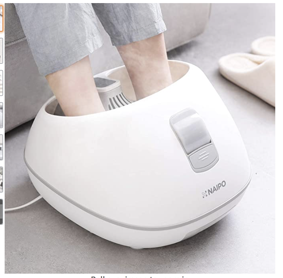 Steam Foot Bath/Spa Massager Foot Sauna Tub with 3 Heat Levels and 2 Adjustable Timers