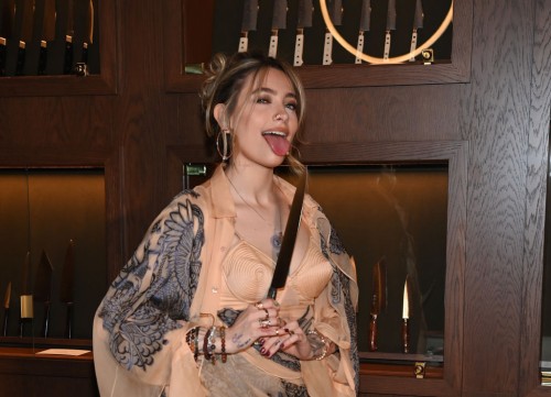 Singer/model Paris Jackson attends the grand opening of Carversteak at Resorts World Las Vegas on December 29, 2021 in Las Vegas, Nevada. (Photo by Denise Truscello/Getty Images for Carversteak)