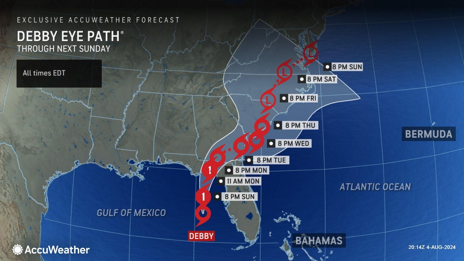 Tropical Storm Debby Already Life Threatening May Cause Extreme And Historic Flooding To