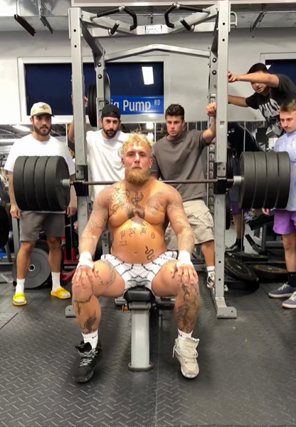 Jake Paul Displays Bubble Gut In Bizarre Training Video Months Before ...