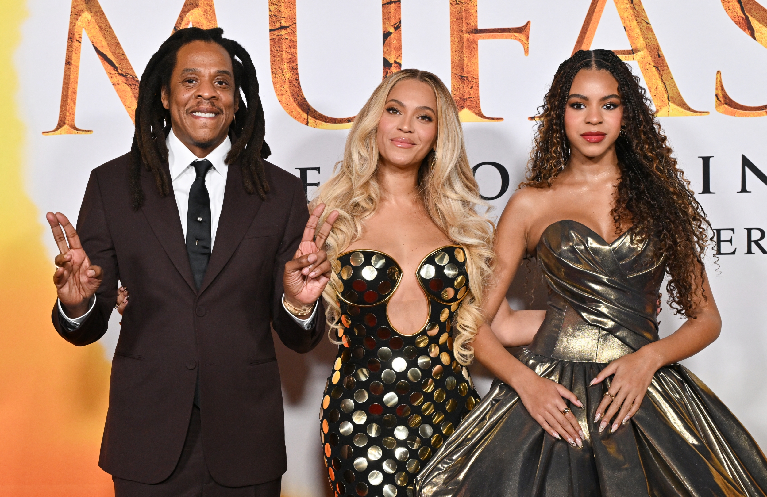 Jay-Z and Beyoncé Proudly Support Blue Ivy's 'Mufasa' Red Carpet Debut Amid  Legal Drama