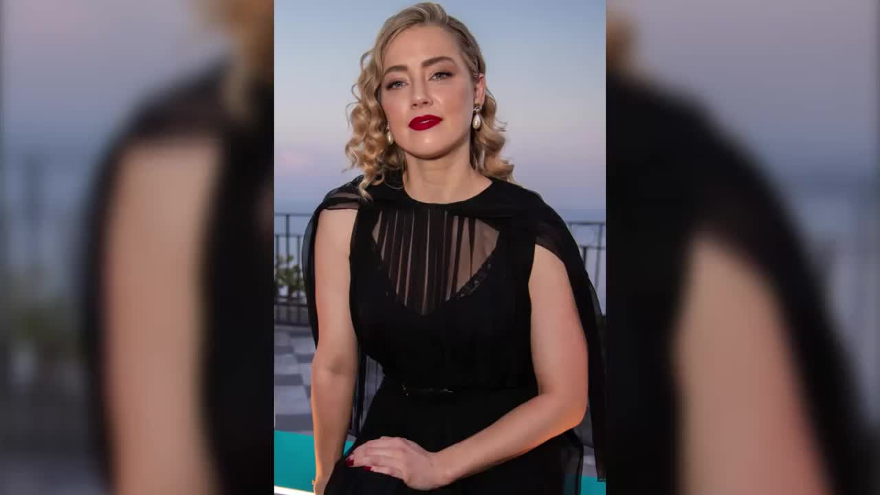 amber heard black dress PRE-OWNED main image 1