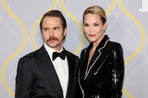 Leslie Bibb and Sam Rockwell