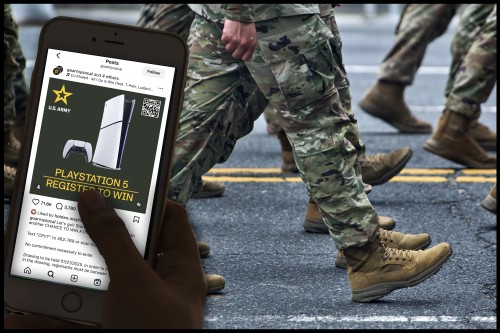 US Army Ridiculed for Hosting PlayStation 5 Giveaway If Participants