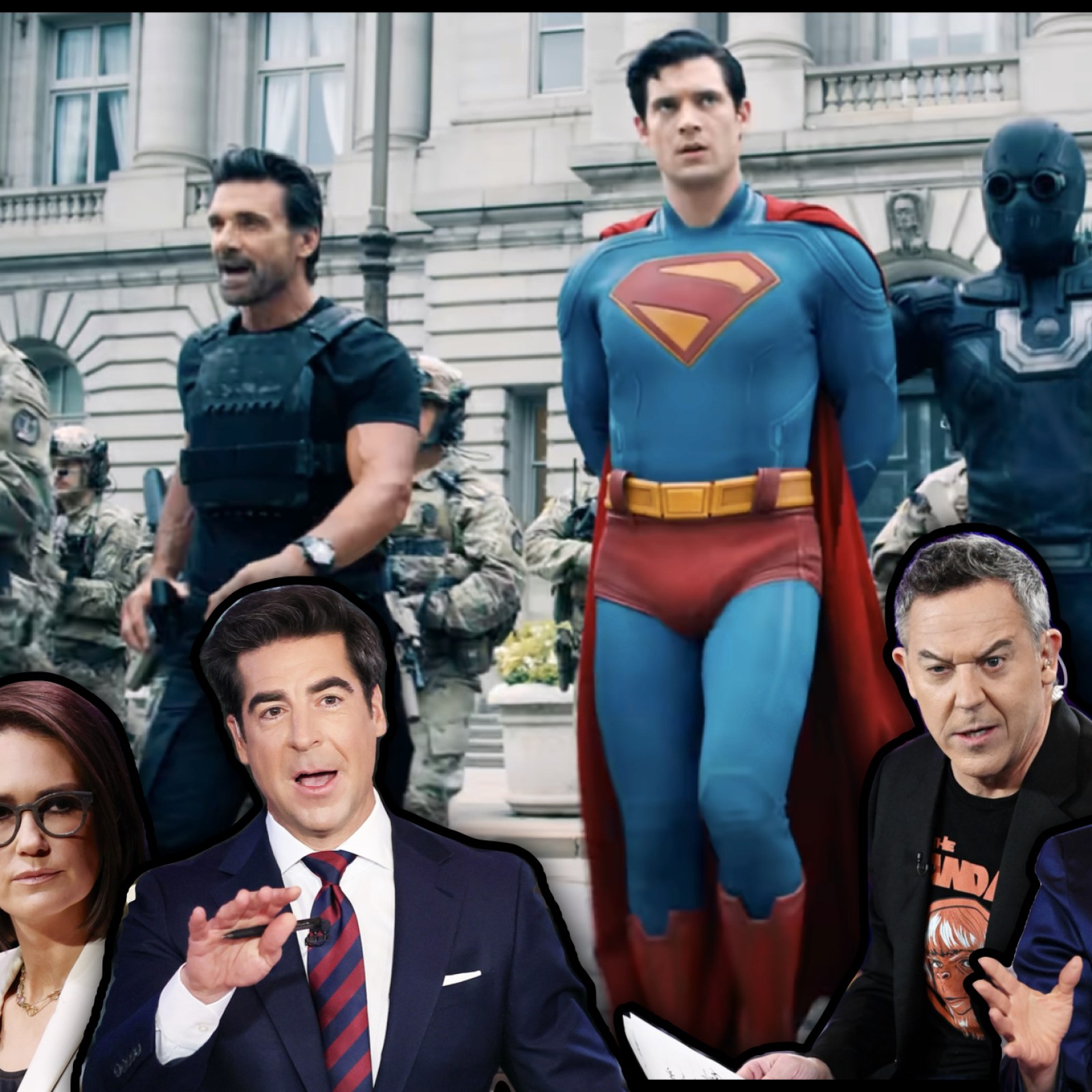 Fox News Hosts Drag 'Woke Superman' Director's Pro-Immigrant Messaging: 'You Know What It Says on His Cape? MS-13'