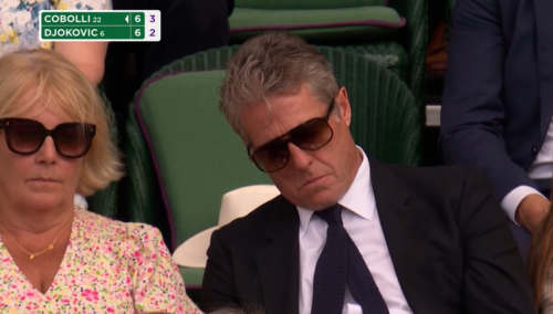 Wimbledon Nap Era: Hugh Grant Goes Viral for Looking Sleepy