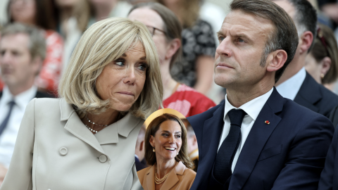 Brigitte and Emmanuel Macron, Princess Kate Middleton