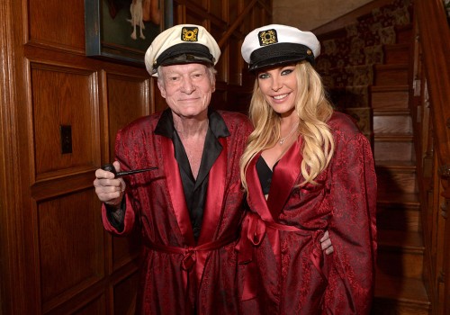 Hugh Hefner and Crystal Hefner