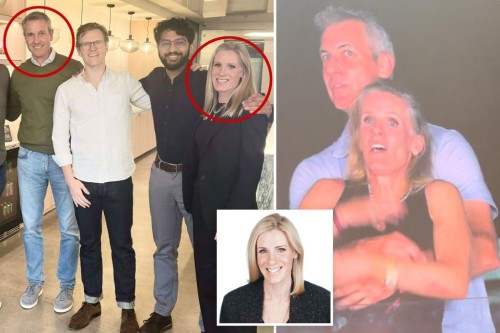Kristin Cabot and Andy Byron