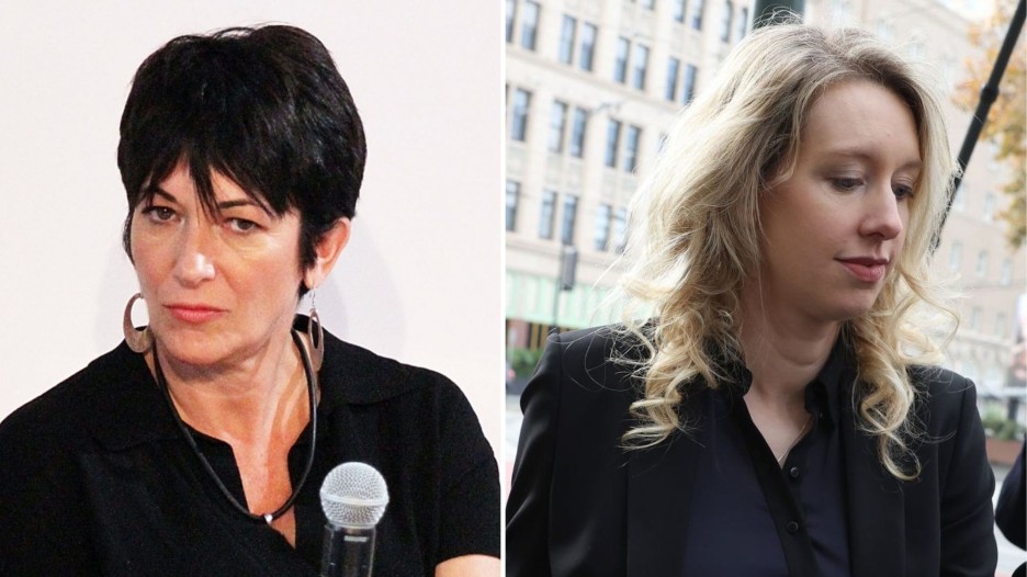 Ghislaine Maxwell and Elizabeth Holmes