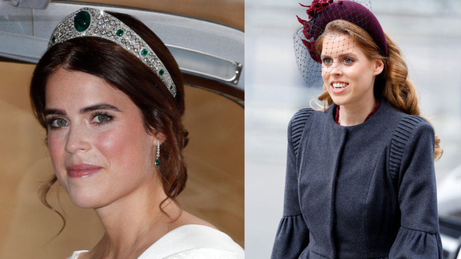 Princesses Eugenie and Beatrice