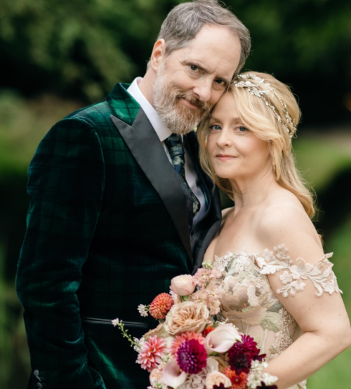 Brendan Hunt and Shannon Nelson