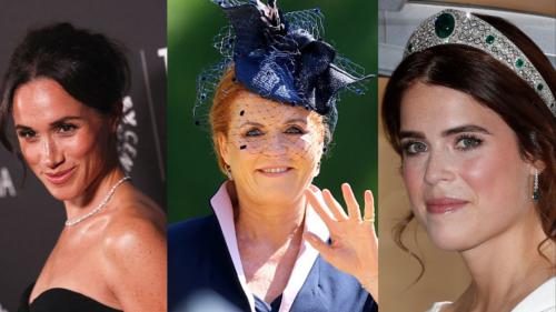 Sarah Ferguson,Meghan Markle and Princess Eugenie