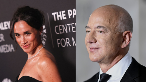 Meghan Markle and Jeff Bezos