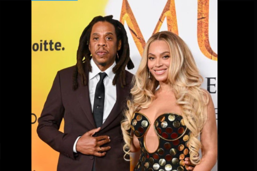 Jay-Z Brings Daughters Blue Ivy and Rumi to Super Bowl