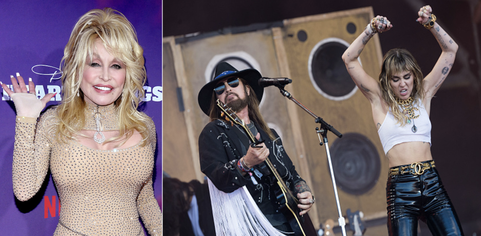 Dolly Parton, Billy Ray Cyrus, Miley Cyrus