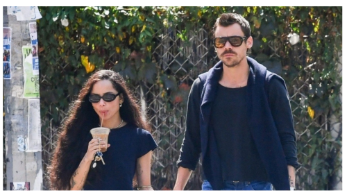 Harry Styles and Zoë Kravitz