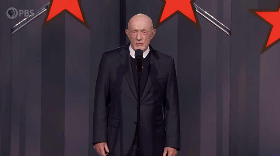 Actor Jonathan Banks on stage