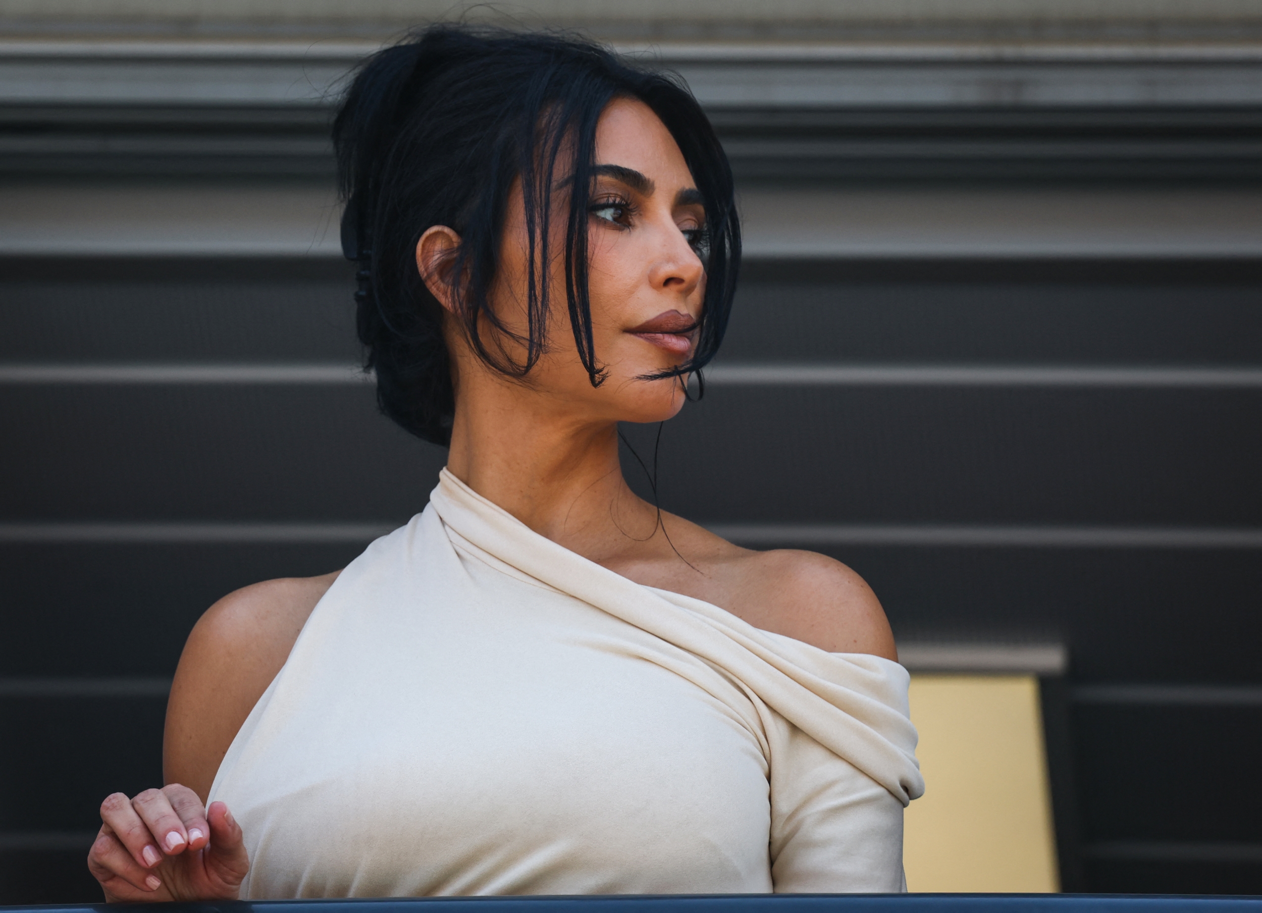 Kim Kardashian Shares First Selfie of Lewis Hamilton With Daughter Chicago